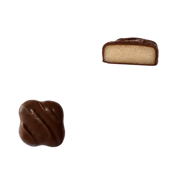 Fleur massepain, bonbon de chocolat maison