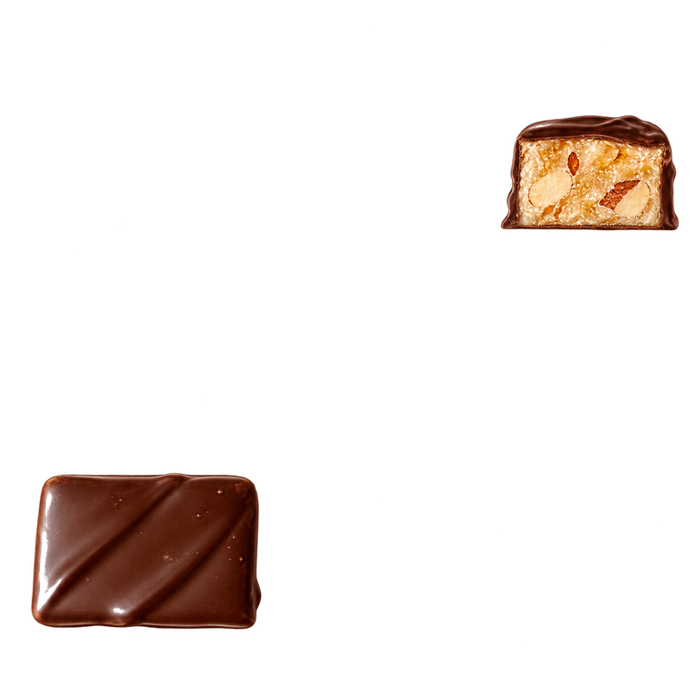 Nougat, bonbon de chocolat maison
