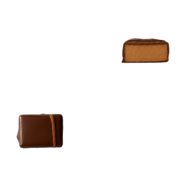 Praliné pécan, bonbon de chocolat maison