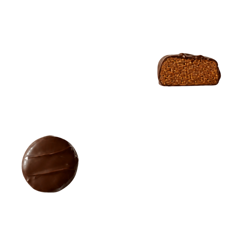 Praliné à l’ancienne, bonbon de chocolat maison